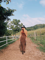 Sonora Fringe Midi Skirt