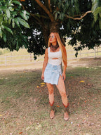 Fabiana Denim Mini Skirt