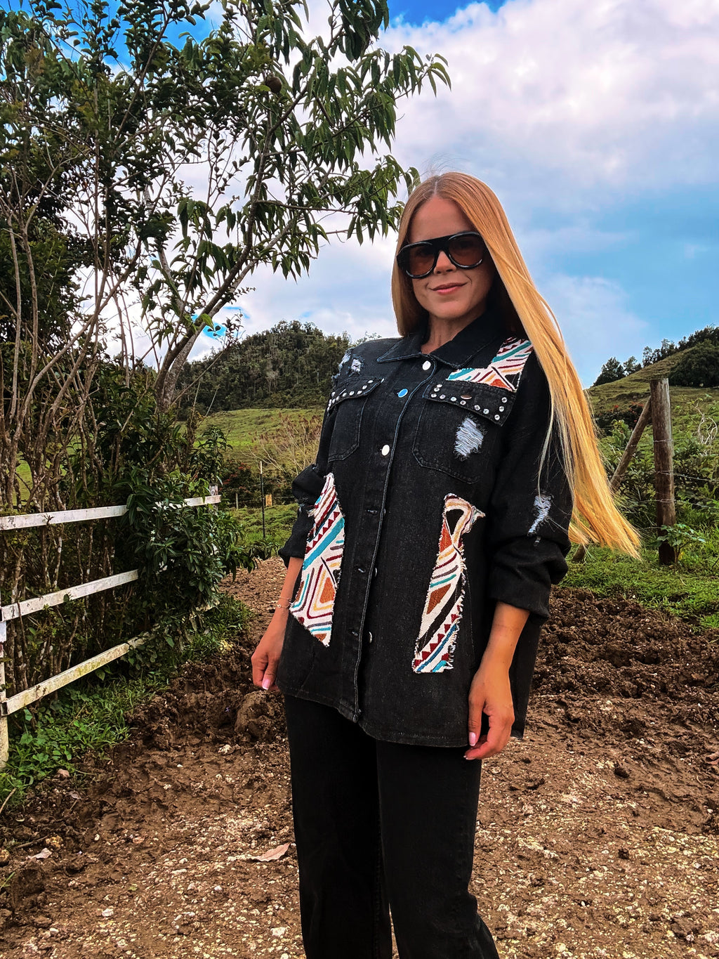 Andean Denim Shirt/Jacket