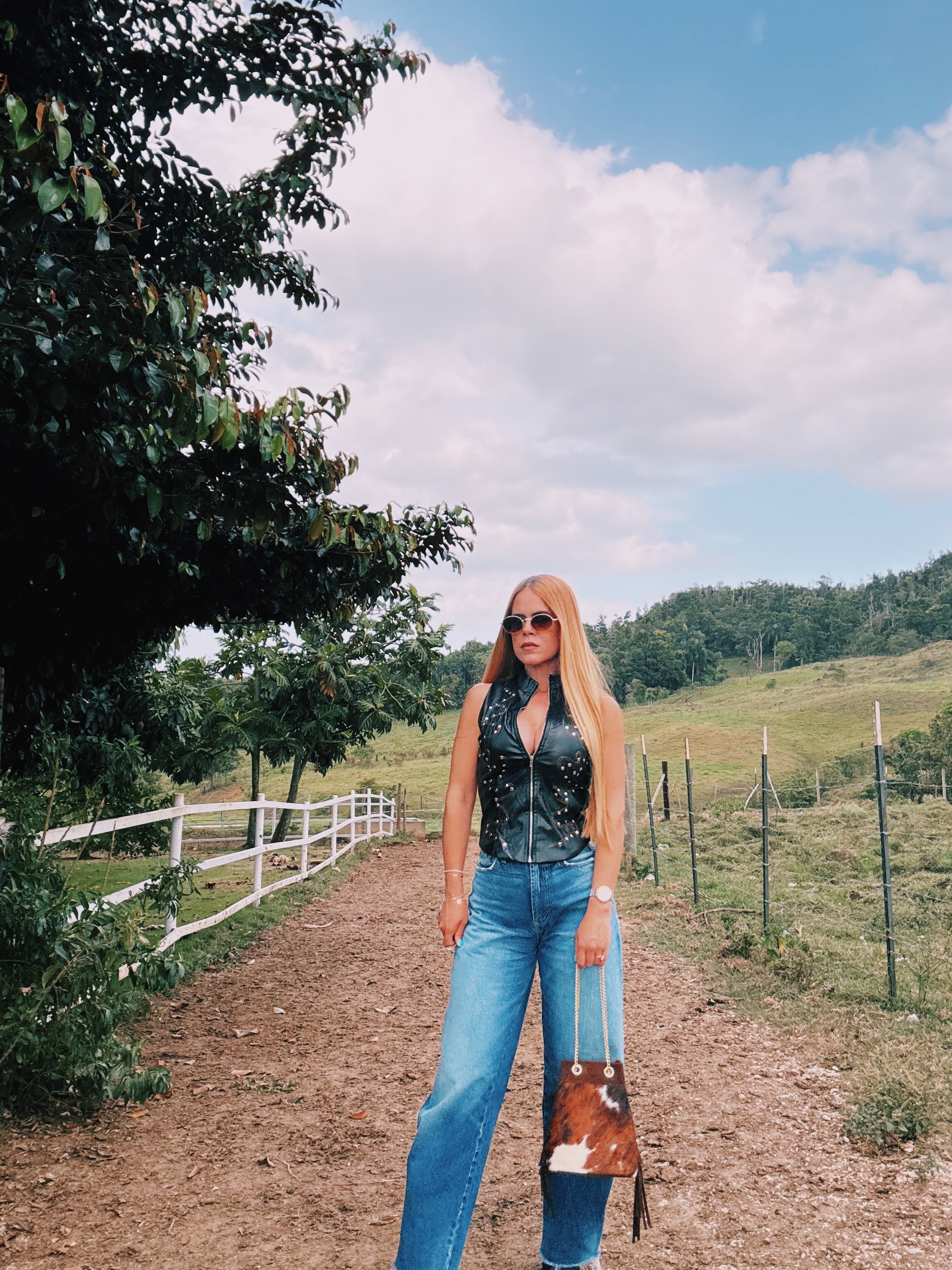 Dulcinea Faux Leather Vest