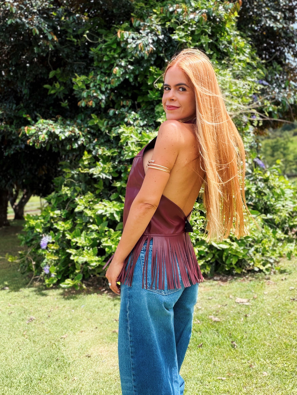 Valentina Fringe Top