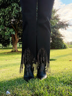 Alessandra Crystal Fringe Pant