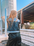 Denim & Tulle Vest