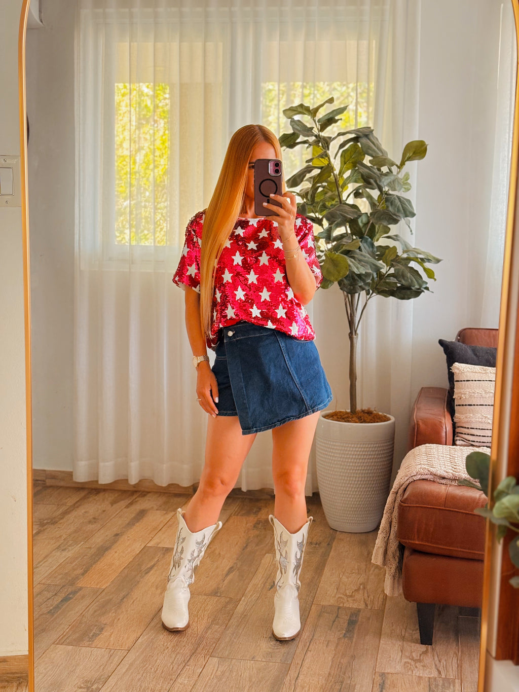 Victoria Sequin Top