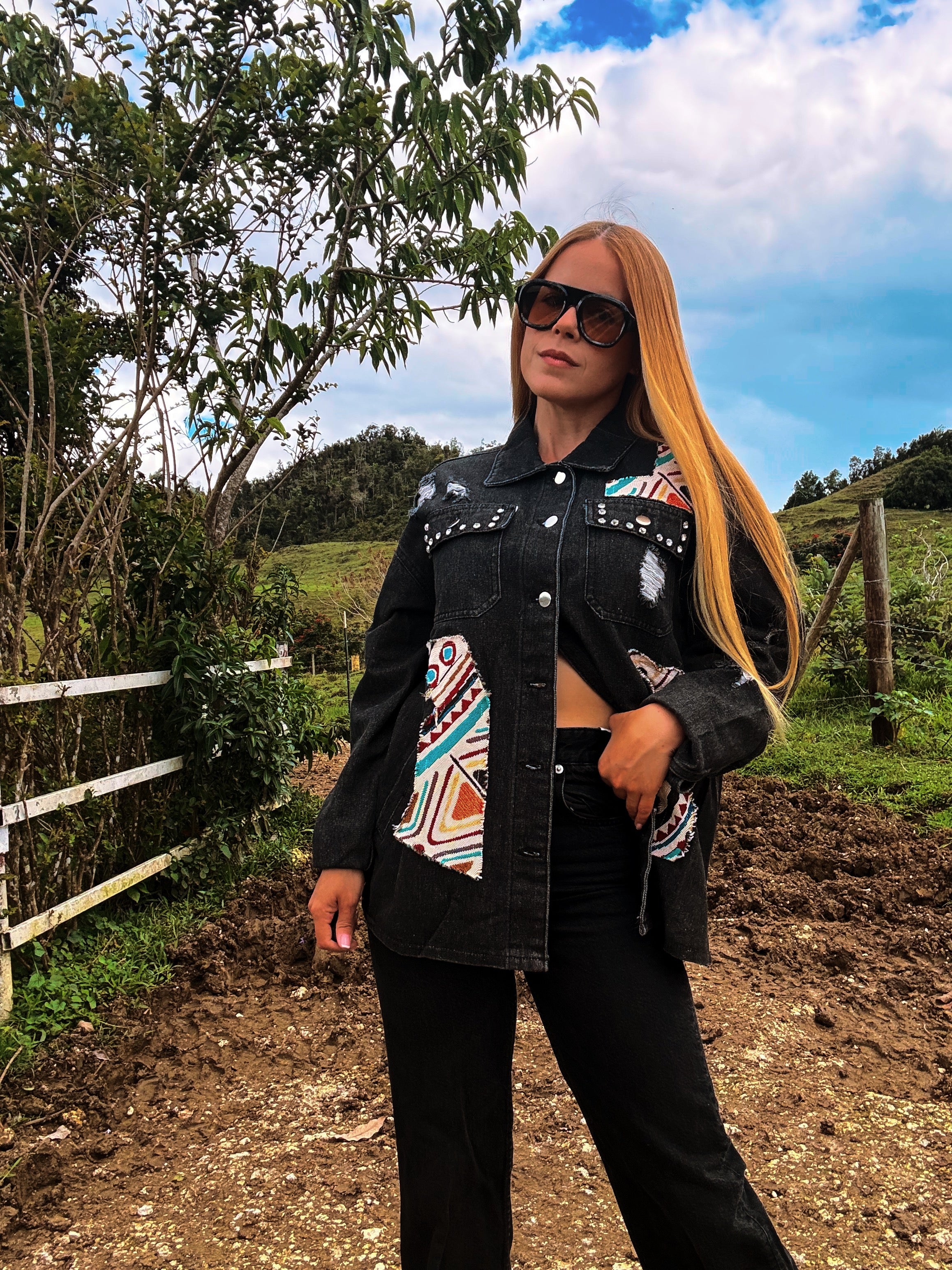 Andean Denim Shirt/Jacket