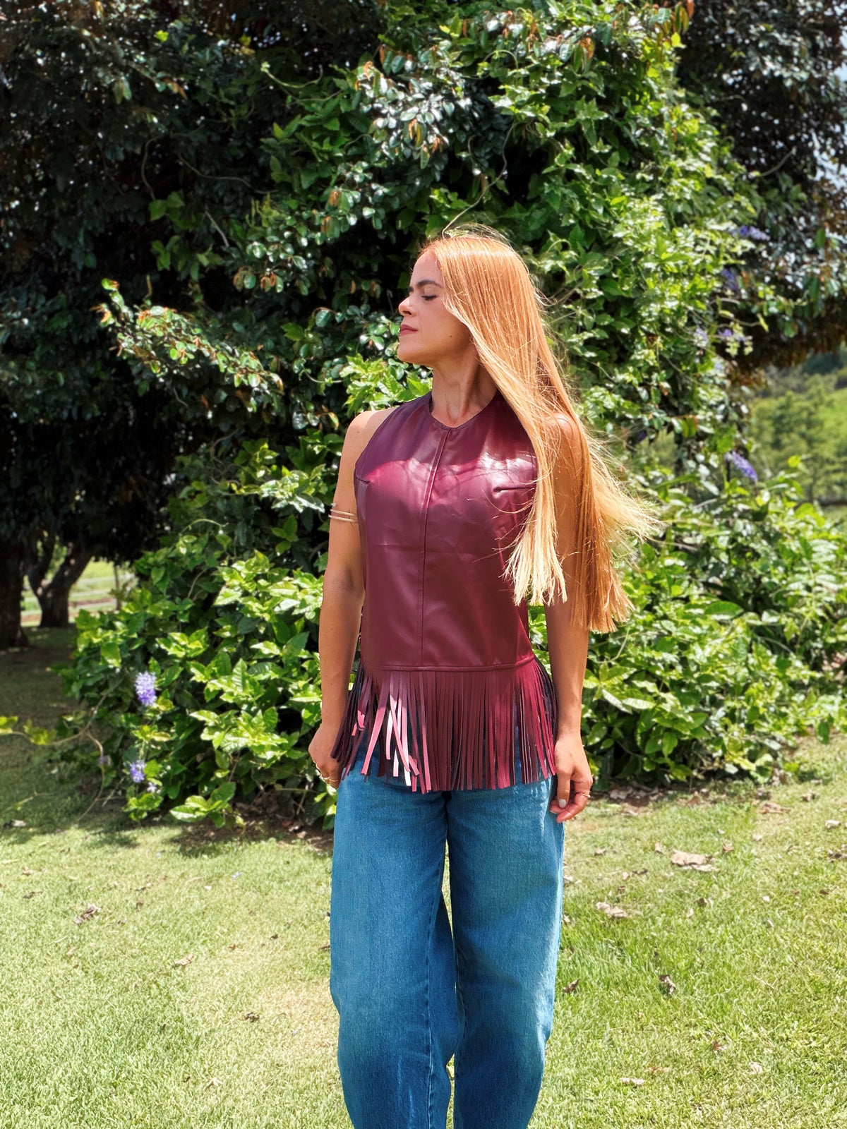 Valentina Fringe Top