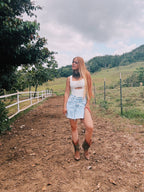 Fabiana Denim Mini Skirt