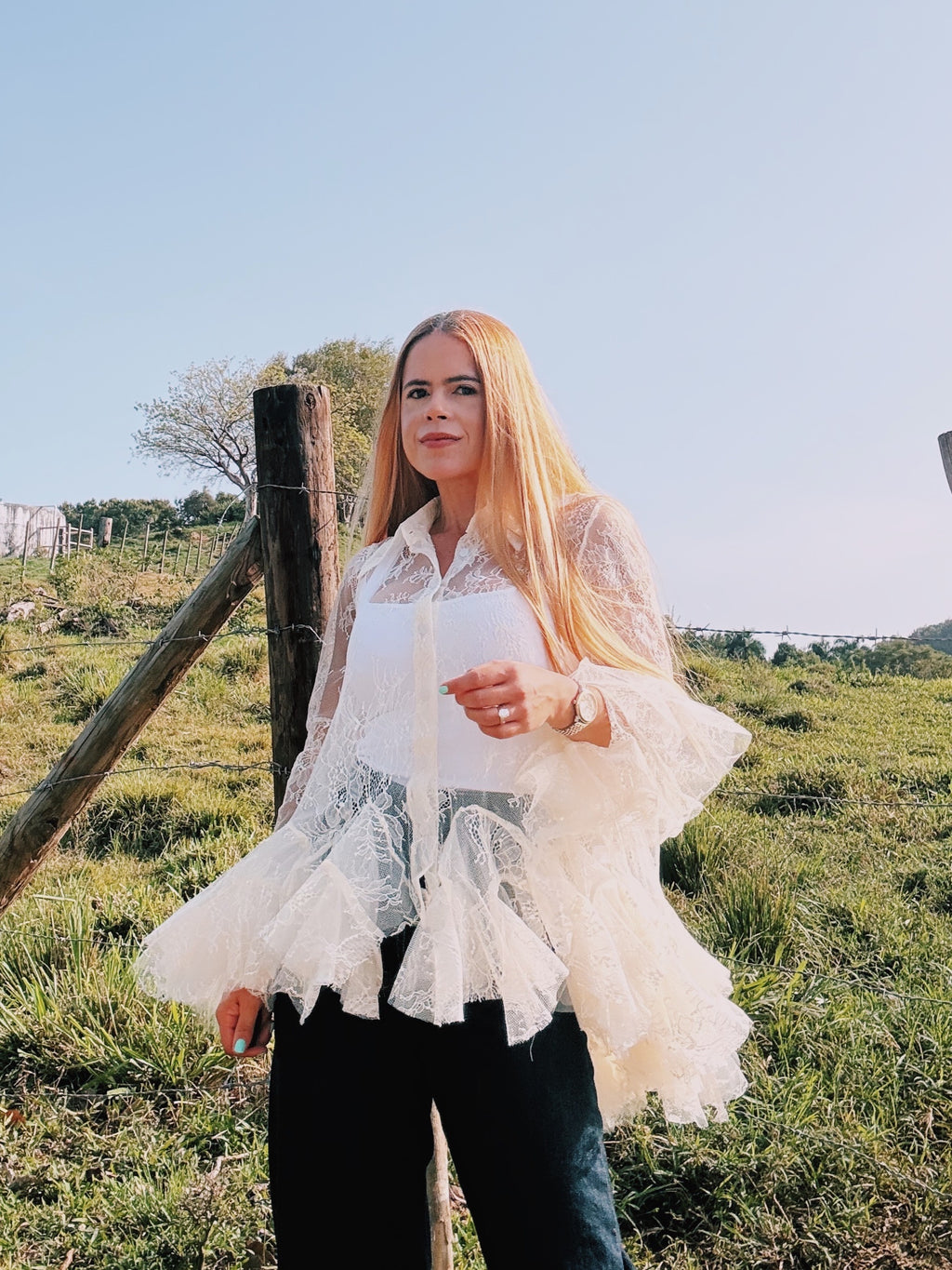 Alma Lace Blouse
