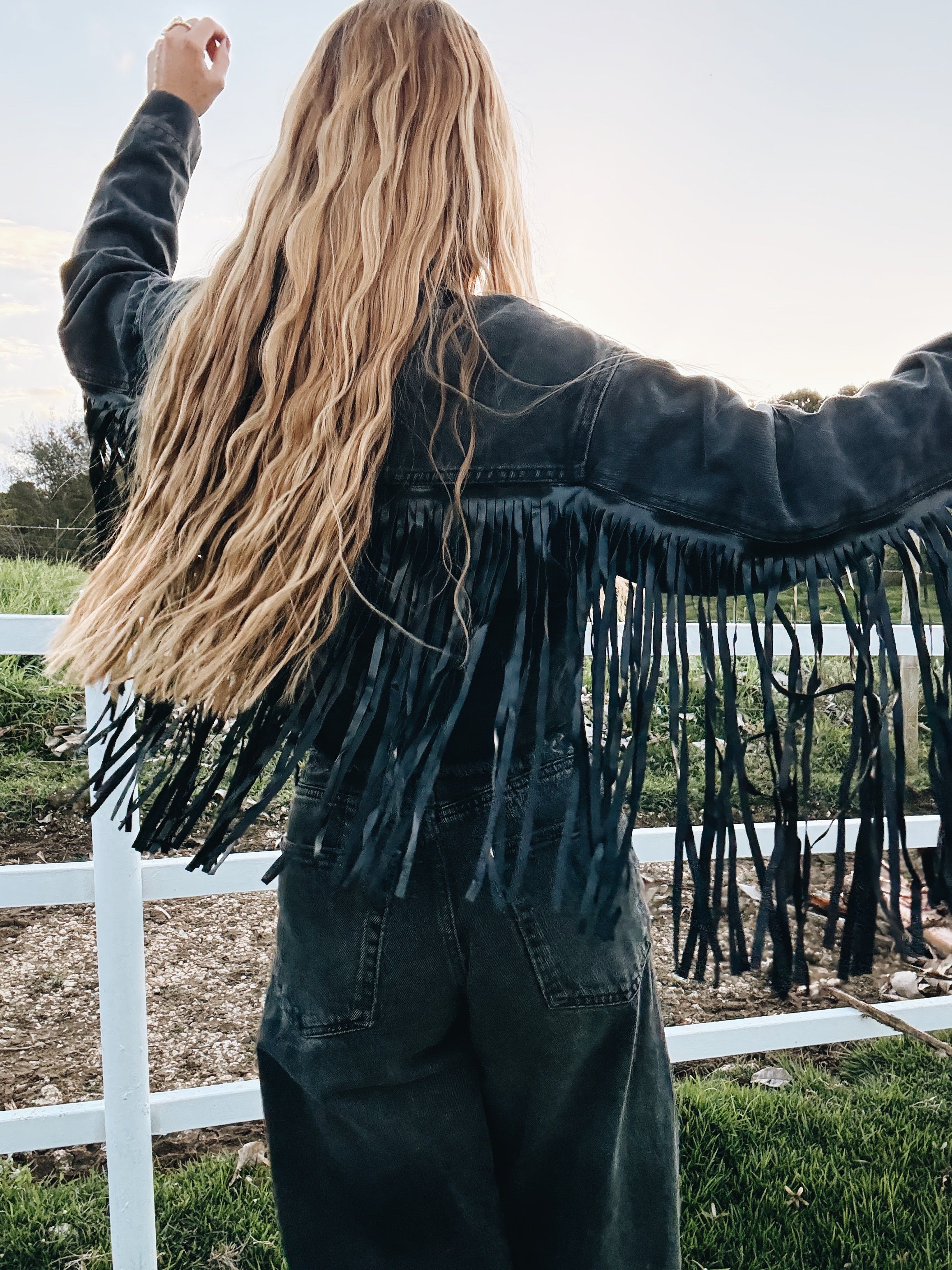 Midnight Fringe Jacket