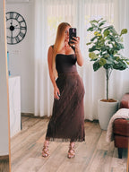 Sonora Fringe Midi Skirt