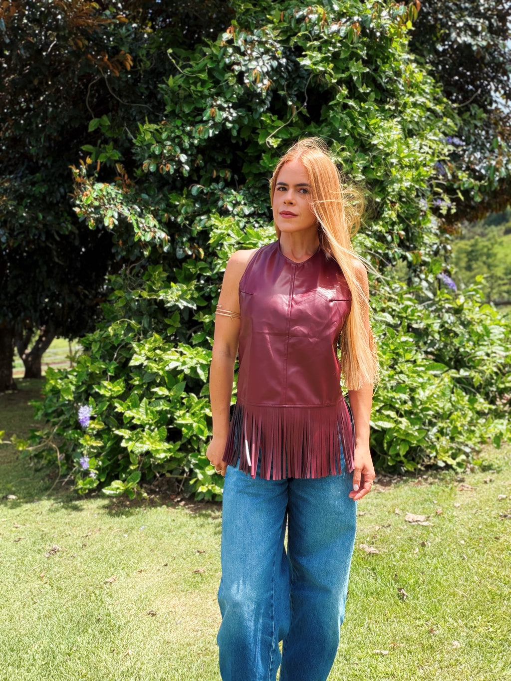 Valentina Fringe Top