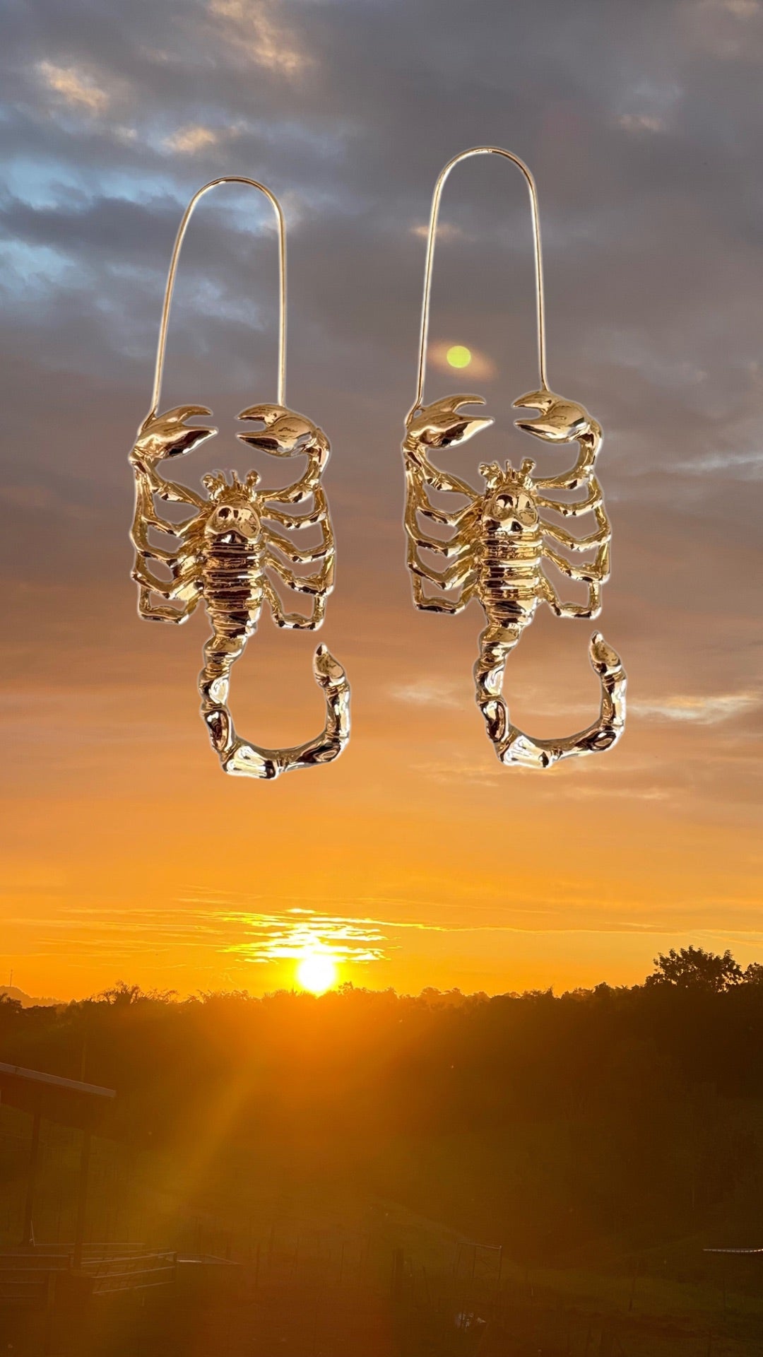 Scorpio Drop Statement Earrings