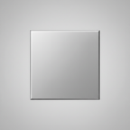 Silver square simple plain